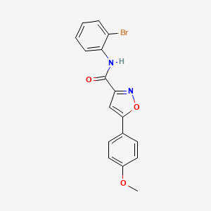 N-(2-bromophenyl)-5-(4-methoxyphenyl)-1,2-oxazole-3-carboxamide