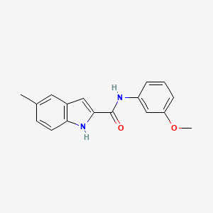 N-(3-methoxyphenyl)-5-methyl-1H-indole-2-carboxamide