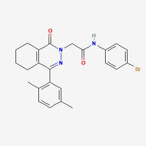 N-(4-bromophenyl)-2-[4-(2,5-dimethylphenyl)-1-oxo-5,6,7,8-tetrahydrophthalazin-2(1H)-yl]acetamide