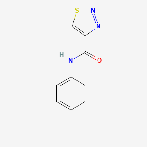 molecular formula C10H9N3OS B11368865 N-(4-methylphenyl)-1,2,3-thiadiazole-4-carboxamide 