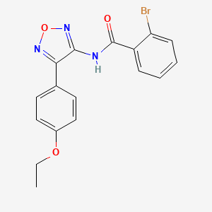 2-bromo-N-[4-(4-ethoxyphenyl)-1,2,5-oxadiazol-3-yl]benzamide