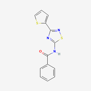 N-[3-(thiophen-2-yl)-1,2,4-thiadiazol-5-yl]benzamide