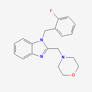 1-(2-fluorobenzyl)-2-(morpholin-4-ylmethyl)-1H-benzimidazole