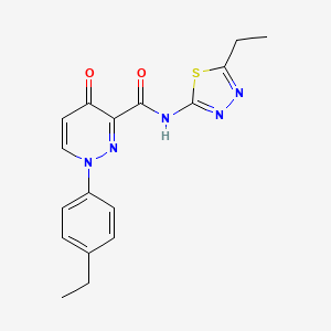 1-(4-ethylphenyl)-N-(5-ethyl-1,3,4-thiadiazol-2-yl)-4-oxo-1,4-dihydropyridazine-3-carboxamide