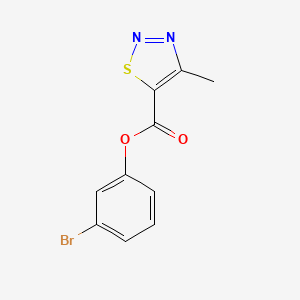 3-Bromophenyl 4-methyl-1,2,3-thiadiazole-5-carboxylate