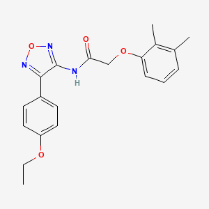 molecular formula C20H21N3O4 B11369040 2-(2,3-dimethylphenoxy)-N-[4-(4-ethoxyphenyl)-1,2,5-oxadiazol-3-yl]acetamide 