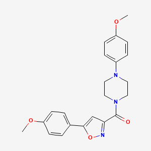 [5-(4-Methoxyphenyl)-1,2-oxazol-3-yl][4-(4-methoxyphenyl)piperazin-1-yl]methanone