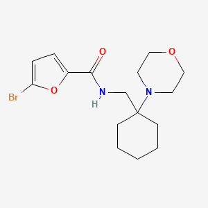 5-bromo-N-{[1-(morpholin-4-yl)cyclohexyl]methyl}furan-2-carboxamide