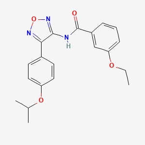 3-ethoxy-N-{4-[4-(propan-2-yloxy)phenyl]-1,2,5-oxadiazol-3-yl}benzamide