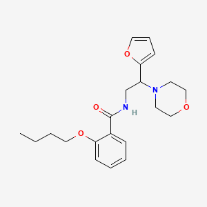 2-butoxy-N-[2-(furan-2-yl)-2-(morpholin-4-yl)ethyl]benzamide