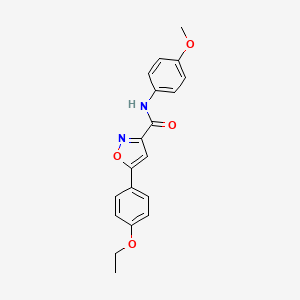 5-(4-ethoxyphenyl)-N-(4-methoxyphenyl)-1,2-oxazole-3-carboxamide