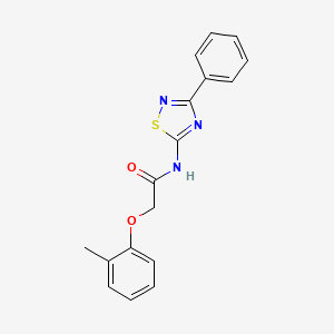 2-(2-methylphenoxy)-N-(3-phenyl-1,2,4-thiadiazol-5-yl)acetamide