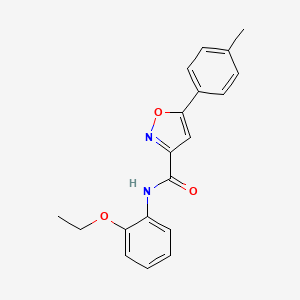 N-(2-ethoxyphenyl)-5-(4-methylphenyl)-1,2-oxazole-3-carboxamide