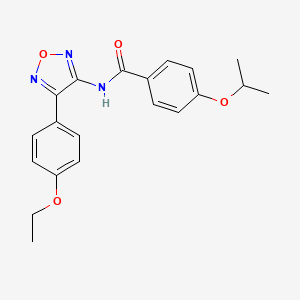 N-[4-(4-ethoxyphenyl)-1,2,5-oxadiazol-3-yl]-4-(propan-2-yloxy)benzamide