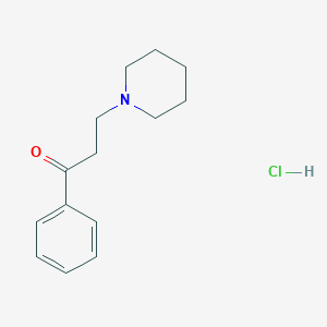 molecular formula C14H20ClNO B113696 3-哌啶基丙基苯酮盐酸盐 CAS No. 886-06-6