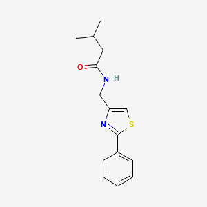 3-methyl-N-[(2-phenyl-1,3-thiazol-4-yl)methyl]butanamide