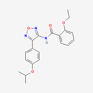 2-ethoxy-N-{4-[4-(propan-2-yloxy)phenyl]-1,2,5-oxadiazol-3-yl}benzamide