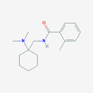 N-{[1-(dimethylamino)cyclohexyl]methyl}-2-methylbenzamide