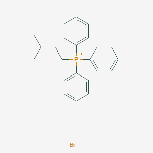 molecular formula C₂₃H₂₄BrP B113698 (3-甲基丁-2-烯基)三苯基溴化鏻 CAS No. 1530-34-3