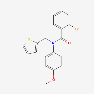 2-bromo-N-(4-methoxyphenyl)-N-(thiophen-2-ylmethyl)benzamide