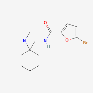 molecular formula C14H21BrN2O2 B11369904 5-bromo-N-{[1-(dimethylamino)cyclohexyl]methyl}furan-2-carboxamide 