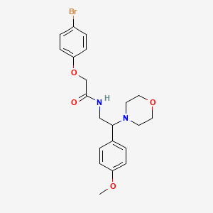 2-(4-bromophenoxy)-N-[2-(4-methoxyphenyl)-2-(morpholin-4-yl)ethyl]acetamide