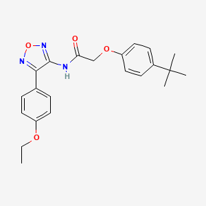 2-(4-tert-butylphenoxy)-N-[4-(4-ethoxyphenyl)-1,2,5-oxadiazol-3-yl]acetamide