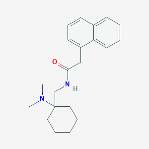 N-{[1-(dimethylamino)cyclohexyl]methyl}-2-(naphthalen-1-yl)acetamide