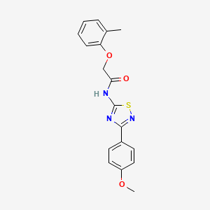 N-[3-(4-methoxyphenyl)-1,2,4-thiadiazol-5-yl]-2-(2-methylphenoxy)acetamide