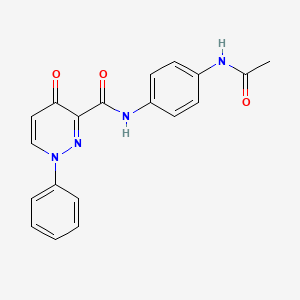 N-[4-(acetylamino)phenyl]-4-oxo-1-phenyl-1,4-dihydropyridazine-3-carboxamide