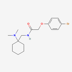 2-(4-bromophenoxy)-N-{[1-(dimethylamino)cyclohexyl]methyl}acetamide