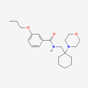 N-{[1-(morpholin-4-yl)cyclohexyl]methyl}-3-propoxybenzamide