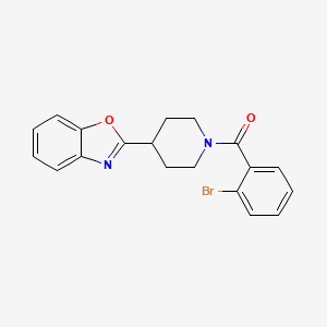 2-[1-(2-Bromobenzoyl)piperidin-4-yl]-1,3-benzoxazole