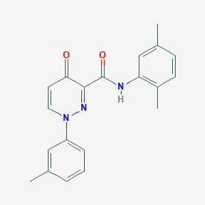 N-(2,5-dimethylphenyl)-1-(3-methylphenyl)-4-oxo-1,4-dihydropyridazine-3-carboxamide