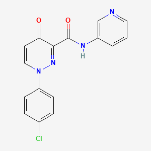 1-(4-chlorophenyl)-4-oxo-N-(pyridin-3-yl)-1,4-dihydropyridazine-3-carboxamide