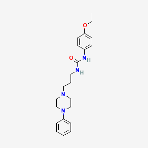 1-(4-Ethoxyphenyl)-3-[3-(4-phenylpiperazin-1-yl)propyl]urea