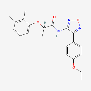 2-(2,3-dimethylphenoxy)-N-[4-(4-ethoxyphenyl)-1,2,5-oxadiazol-3-yl]propanamide