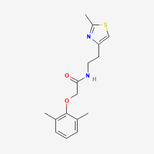 2-(2,6-dimethylphenoxy)-N-[2-(2-methyl-1,3-thiazol-4-yl)ethyl]acetamide