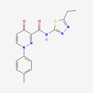 N-(5-ethyl-1,3,4-thiadiazol-2-yl)-1-(4-methylphenyl)-4-oxo-1,4-dihydropyridazine-3-carboxamide