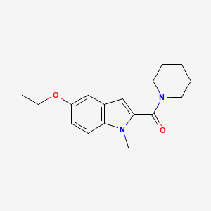 5-Ethoxy-1-methyl-2-(piperidine-1-carbonyl)-1H-indole