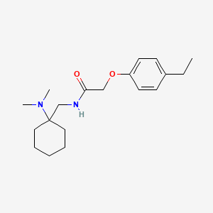 N-{[1-(dimethylamino)cyclohexyl]methyl}-2-(4-ethylphenoxy)acetamide