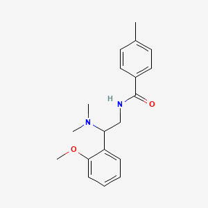 N-[2-(dimethylamino)-2-(2-methoxyphenyl)ethyl]-4-methylbenzamide