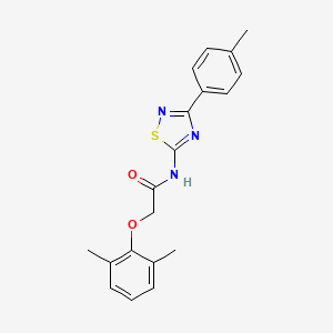 2-(2,6-dimethylphenoxy)-N-[3-(4-methylphenyl)-1,2,4-thiadiazol-5-yl]acetamide