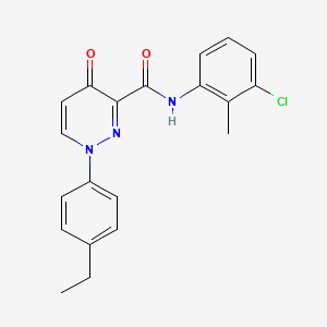 N-(3-chloro-2-methylphenyl)-1-(4-ethylphenyl)-4-oxo-1,4-dihydropyridazine-3-carboxamide