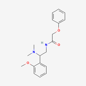 N-[2-(dimethylamino)-2-(2-methoxyphenyl)ethyl]-2-phenoxyacetamide