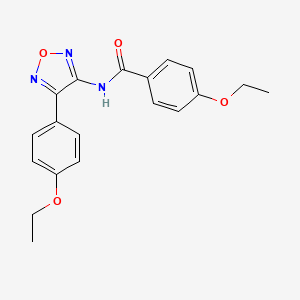 4-ethoxy-N-[4-(4-ethoxyphenyl)-1,2,5-oxadiazol-3-yl]benzamide