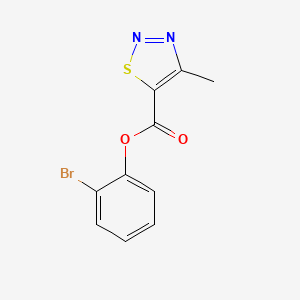 2-Bromophenyl 4-methyl-1,2,3-thiadiazole-5-carboxylate