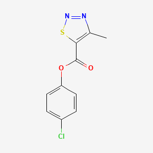 4-Chlorophenyl 4-methyl-1,2,3-thiadiazole-5-carboxylate