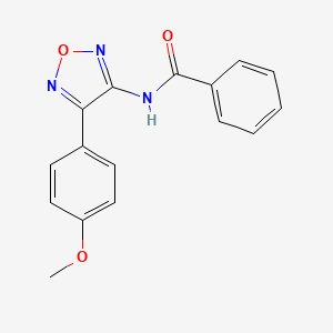 N-[4-(4-methoxyphenyl)-1,2,5-oxadiazol-3-yl]benzamide