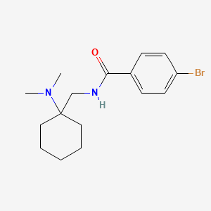 4-bromo-N-{[1-(dimethylamino)cyclohexyl]methyl}benzamide